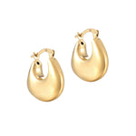 gold - curved hoops - seolgold
