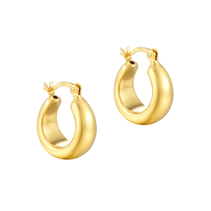 Chunky Creole Hoops - seol-gold