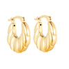 Small Croissant Hoops - seolgold