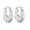 Small Croissant Hoops - seolgold
