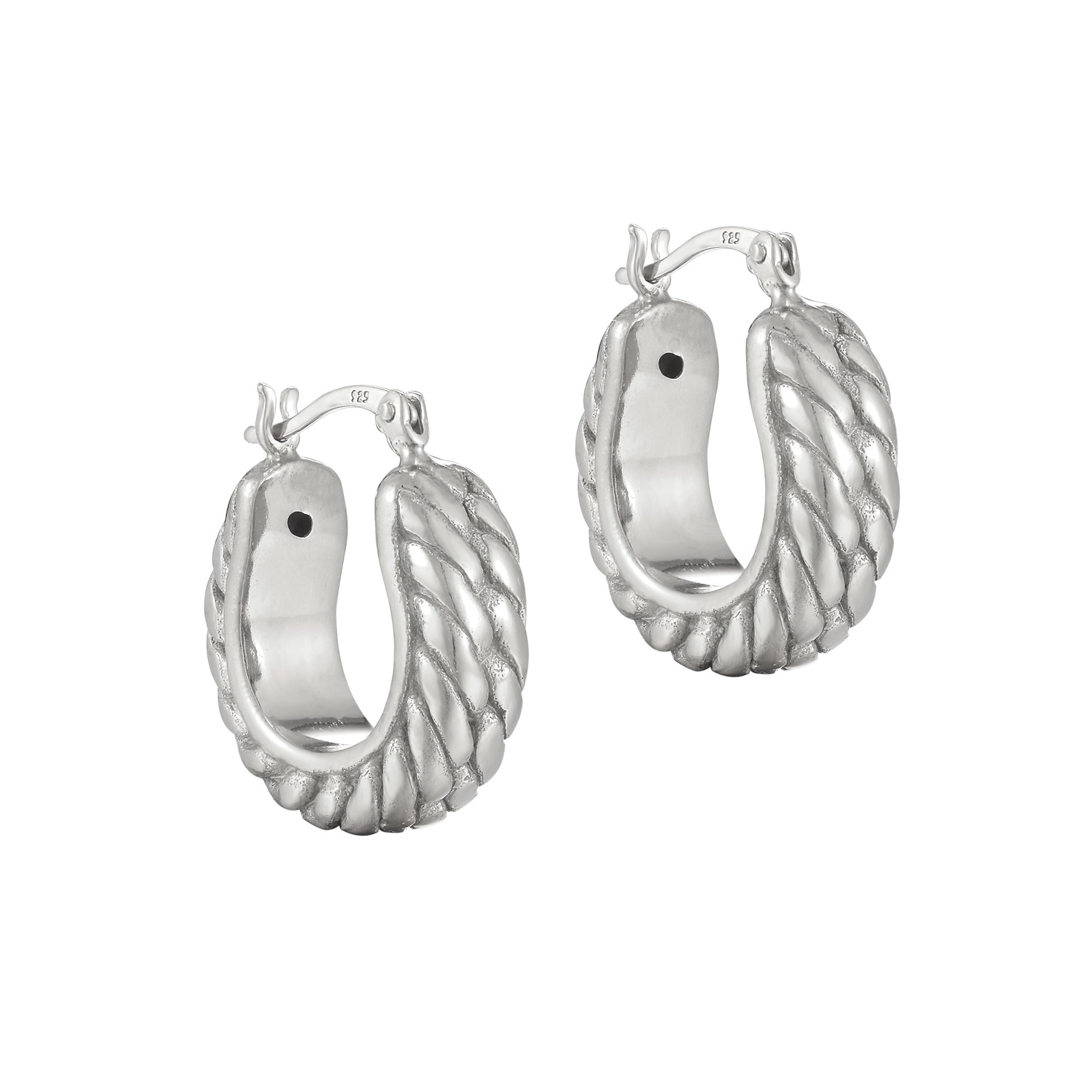 silver hoop - seolgold