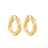 rope creoles - seol gold