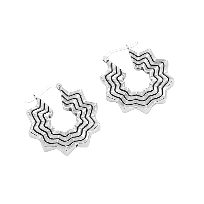 seol gold - spiderweb Hoops