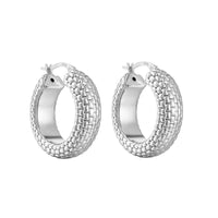 Seol Gold - Snake Chain Hoops