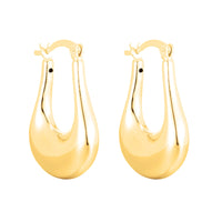 Seol Gold - Chunky Ovate Hoops