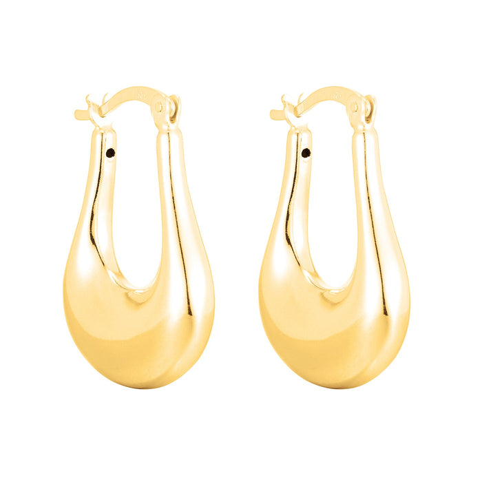 Seol Gold - Chunky Ovate Hoops