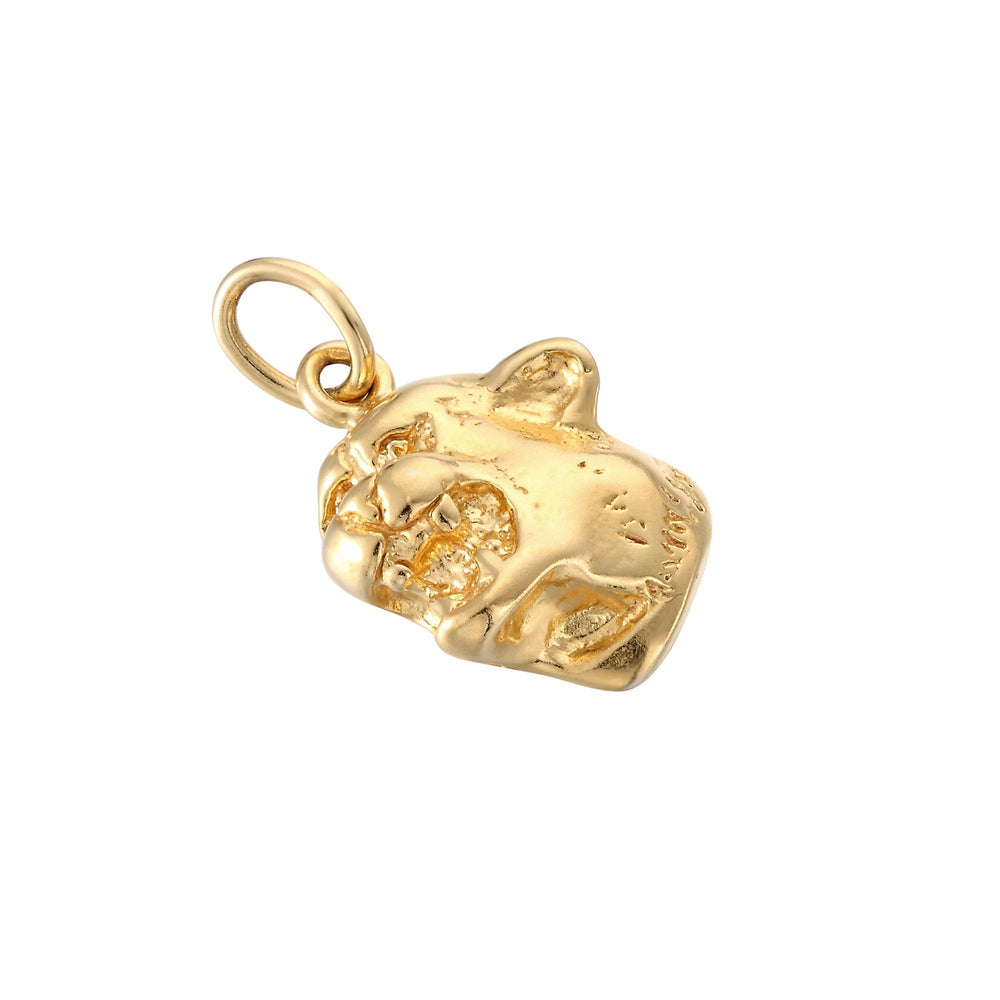 18ct Gold Vermeil Jaguar Pendant (Mens)