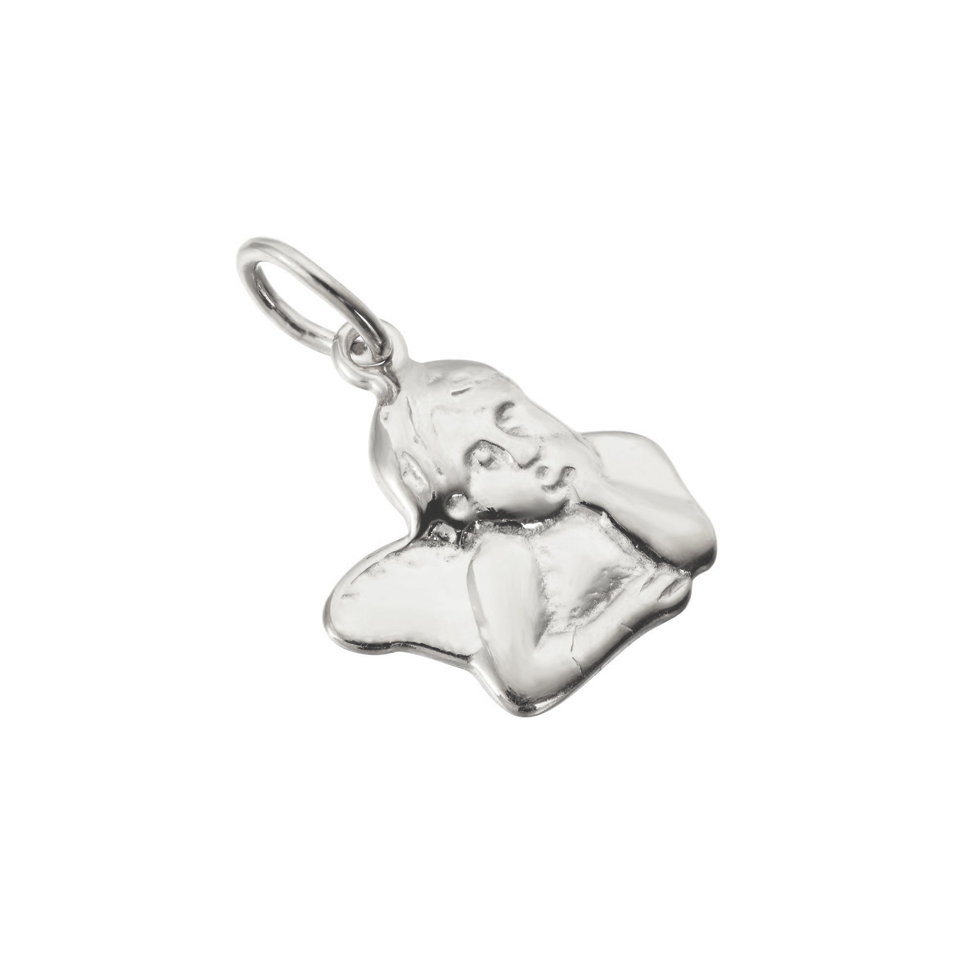 silver angel charm - seolgold