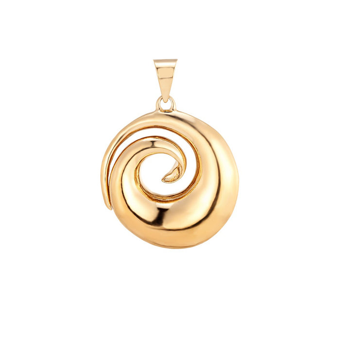 Seol Gold - Spiral Pendant