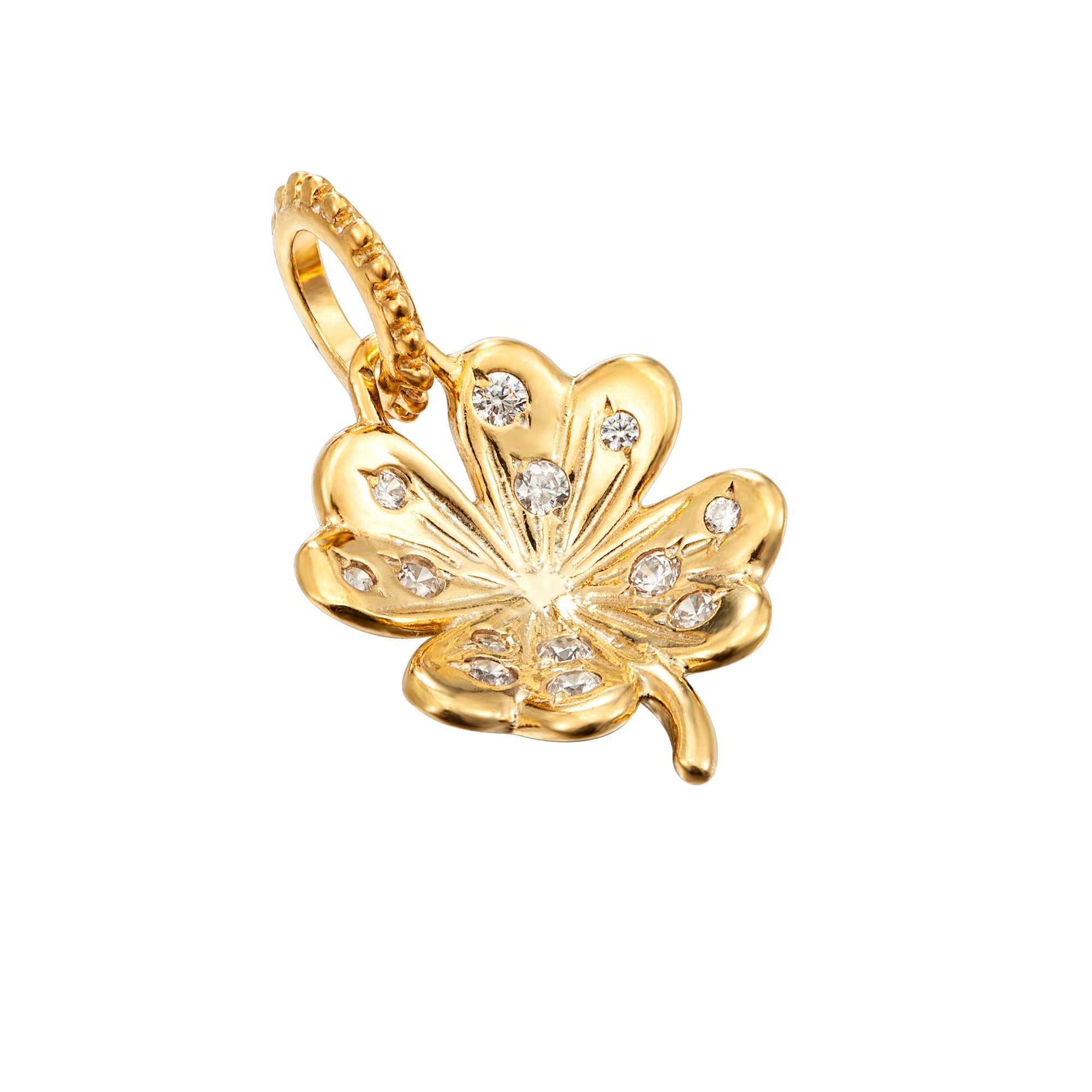 gold clover charm - seolgold