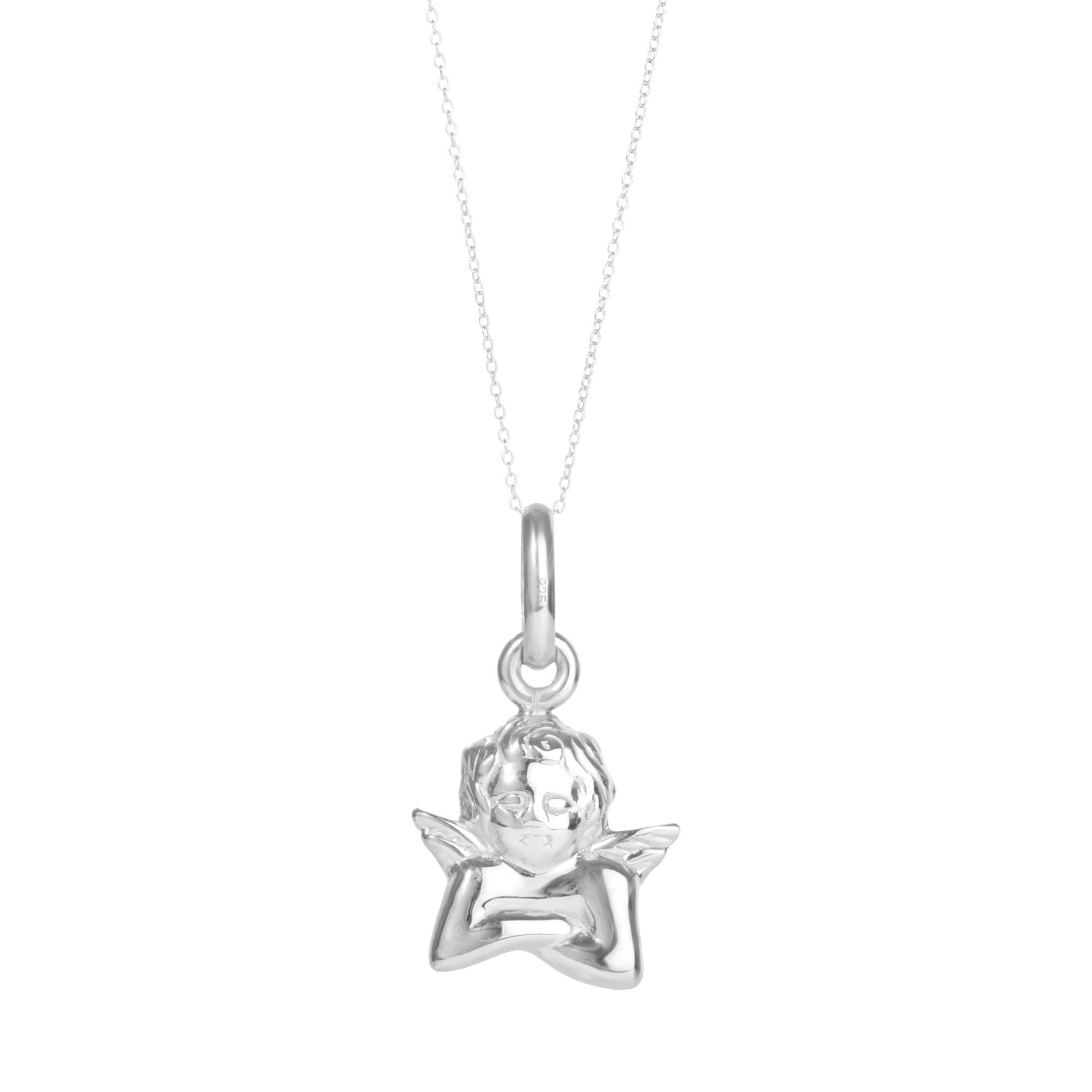 Silver pendant on a white background - seolgold