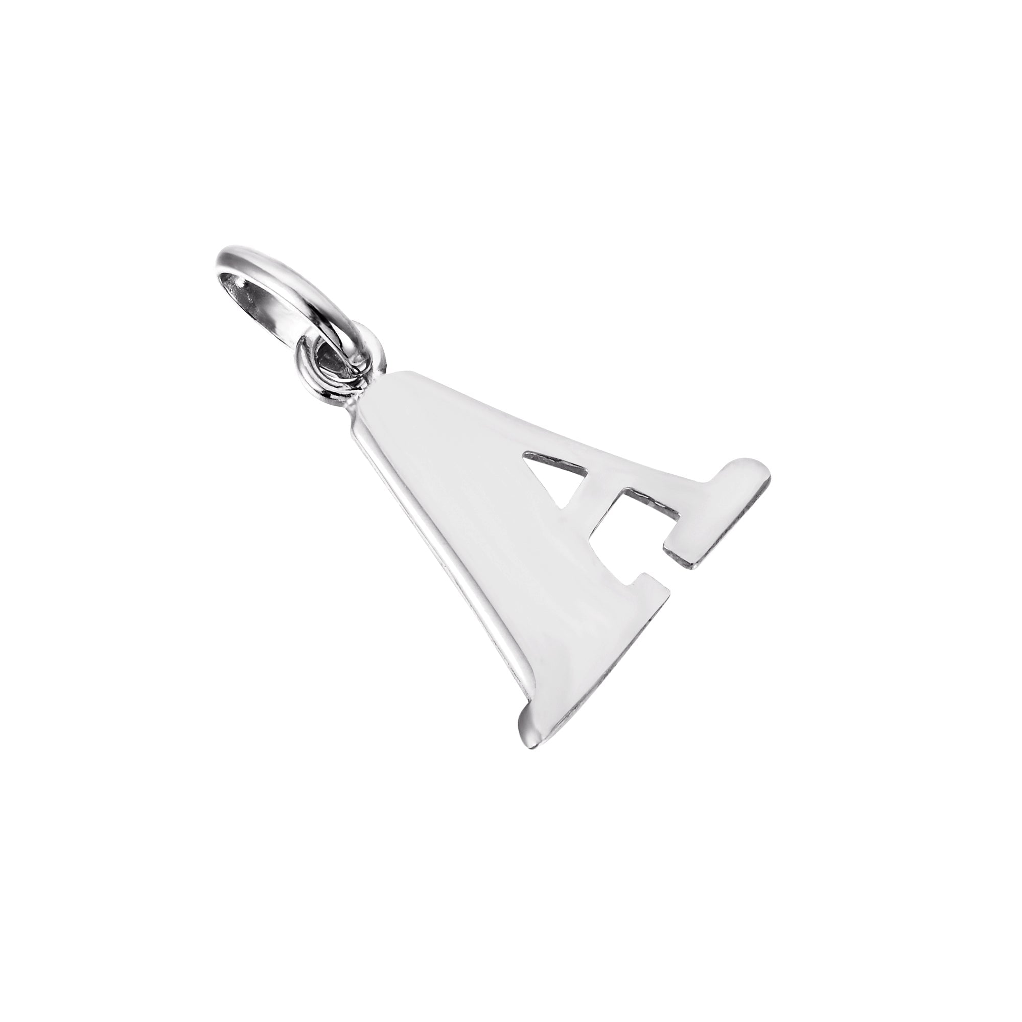 Initial Letter Charm Pendant - seol + gold