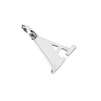 Initial Letter Charm Pendant - seol + gold