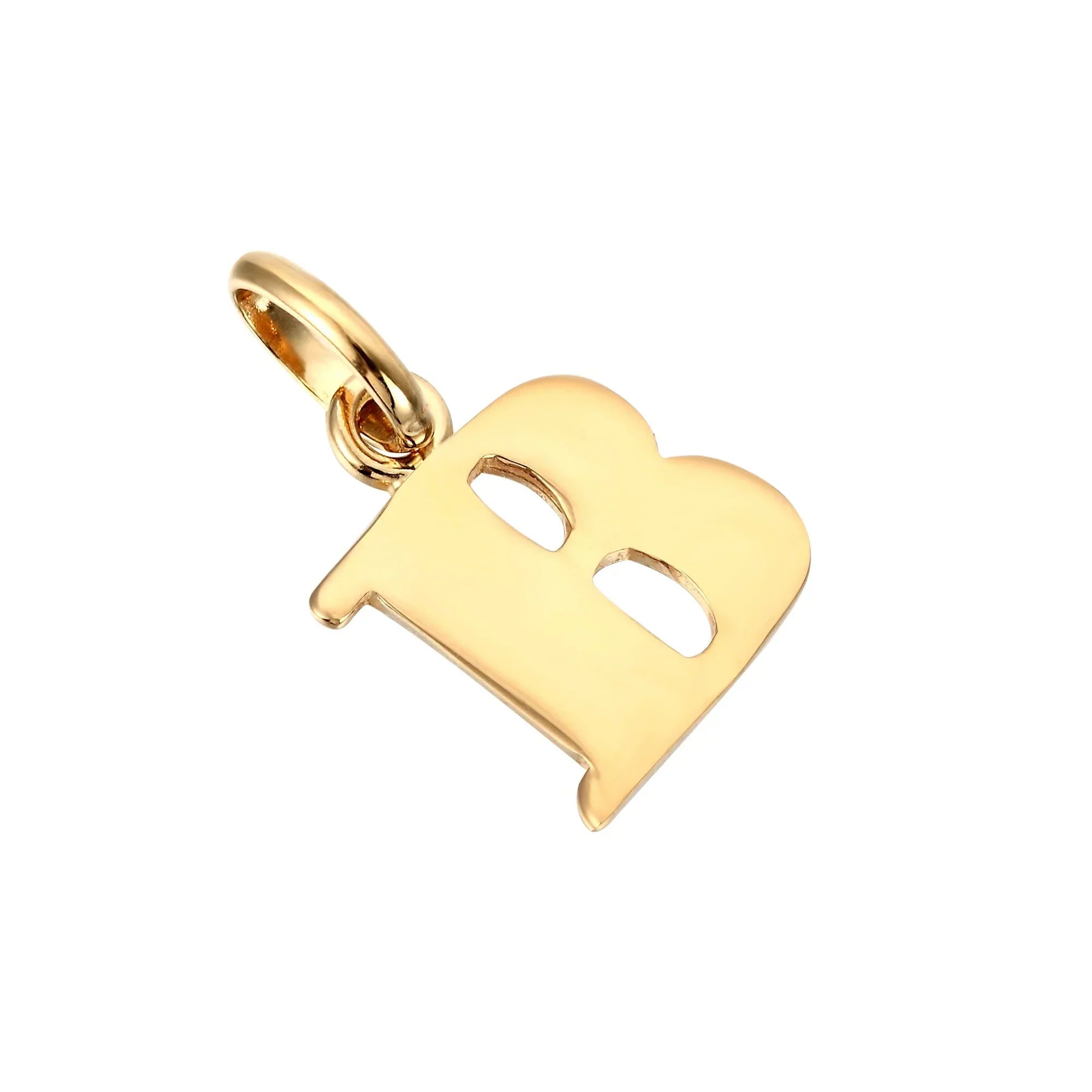 18ct Gold Plated Alphabet Letter Charm Pendant