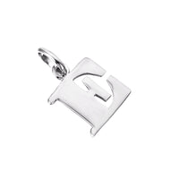 Initial Letter Charm Pendant - seol + gold