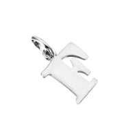 Initial Letter Charm Pendant - seol + gold