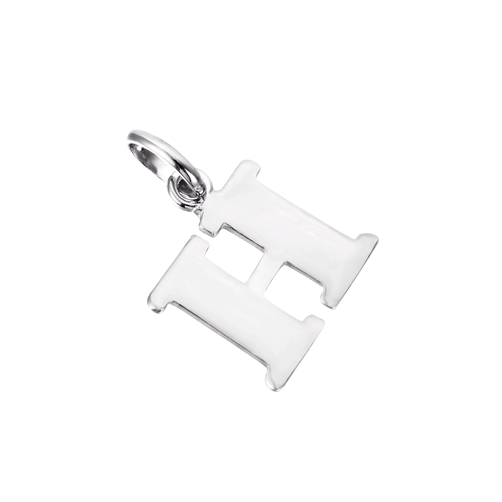 Initial Letter Charm Pendant - seol + gold