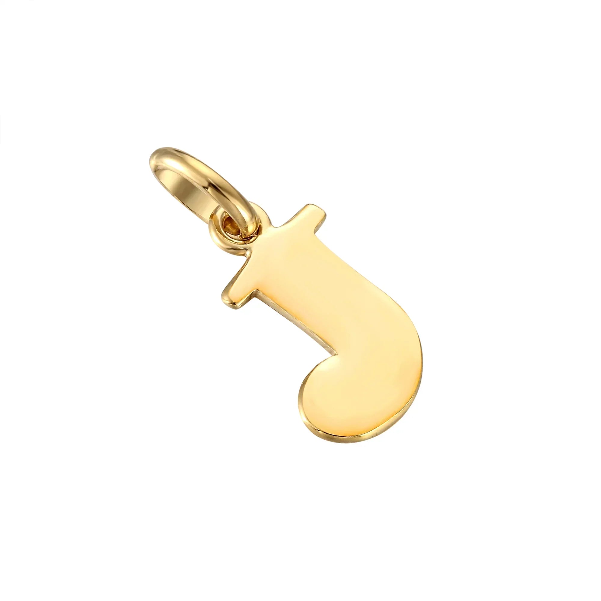 18ct Gold Plated Alphabet Letter Charm Pendant