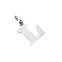 Initial Letter Charm Pendant - seol + gold