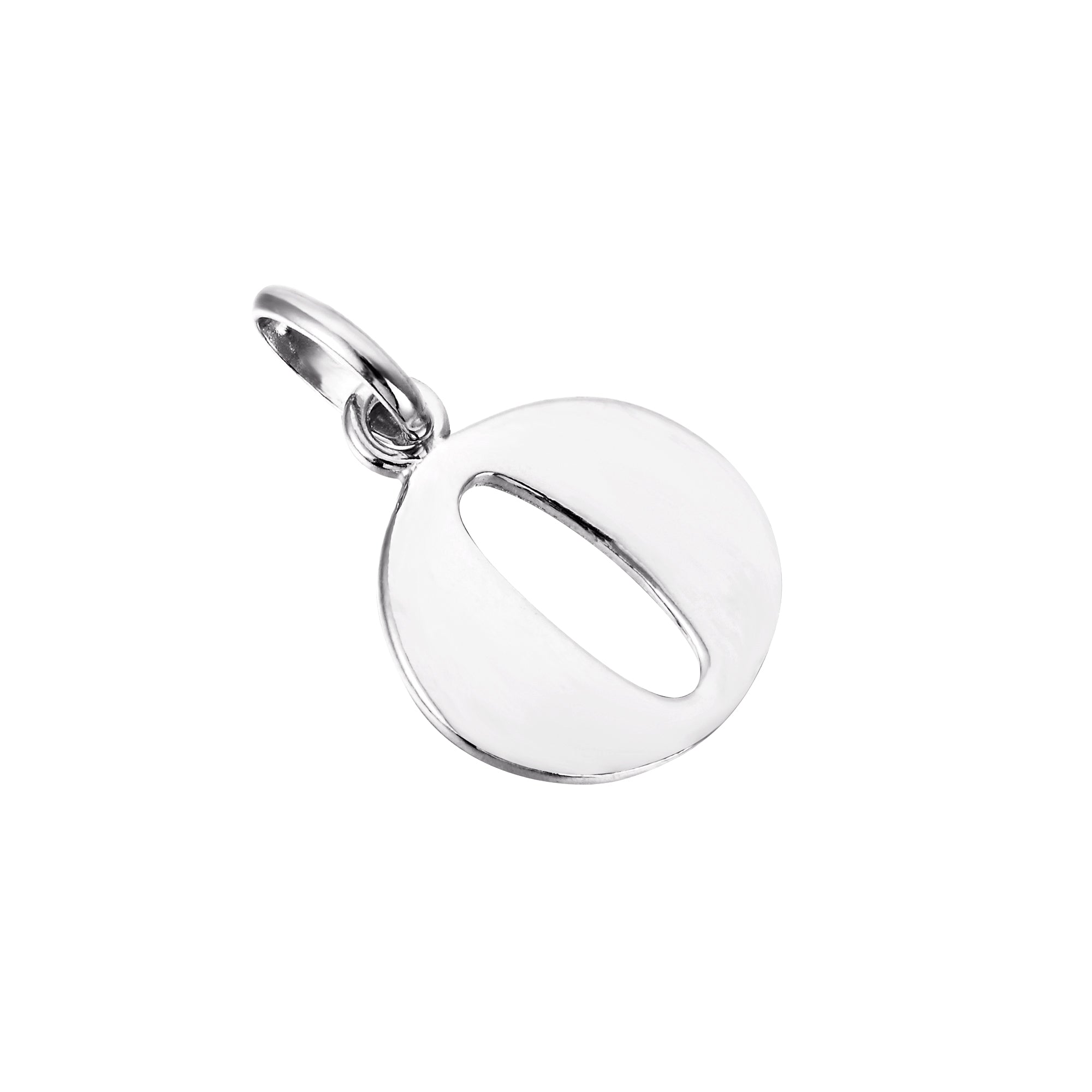 Initial Letter Charm Pendant - seol + gold