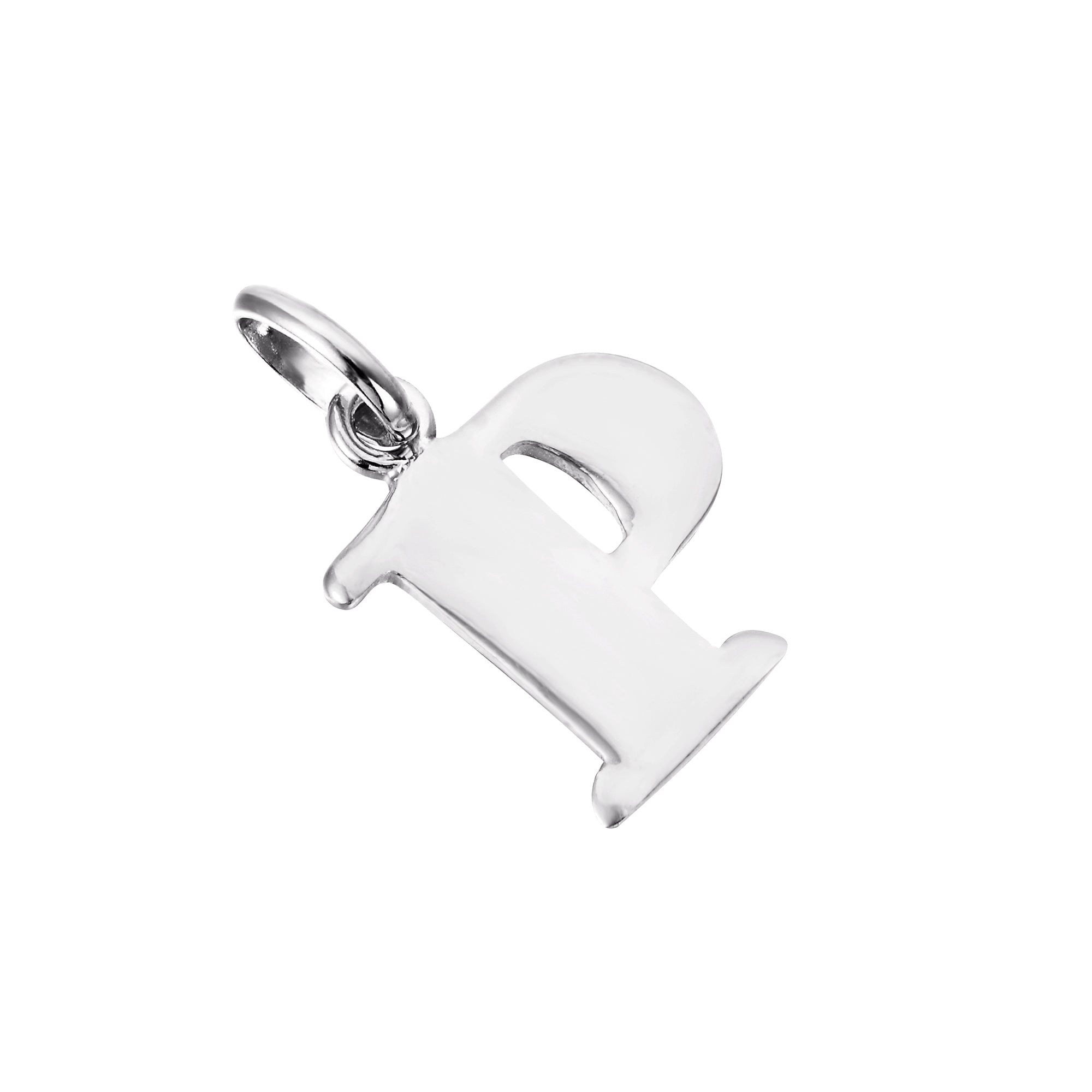 Initial Letter Charm Pendant - seol + gold