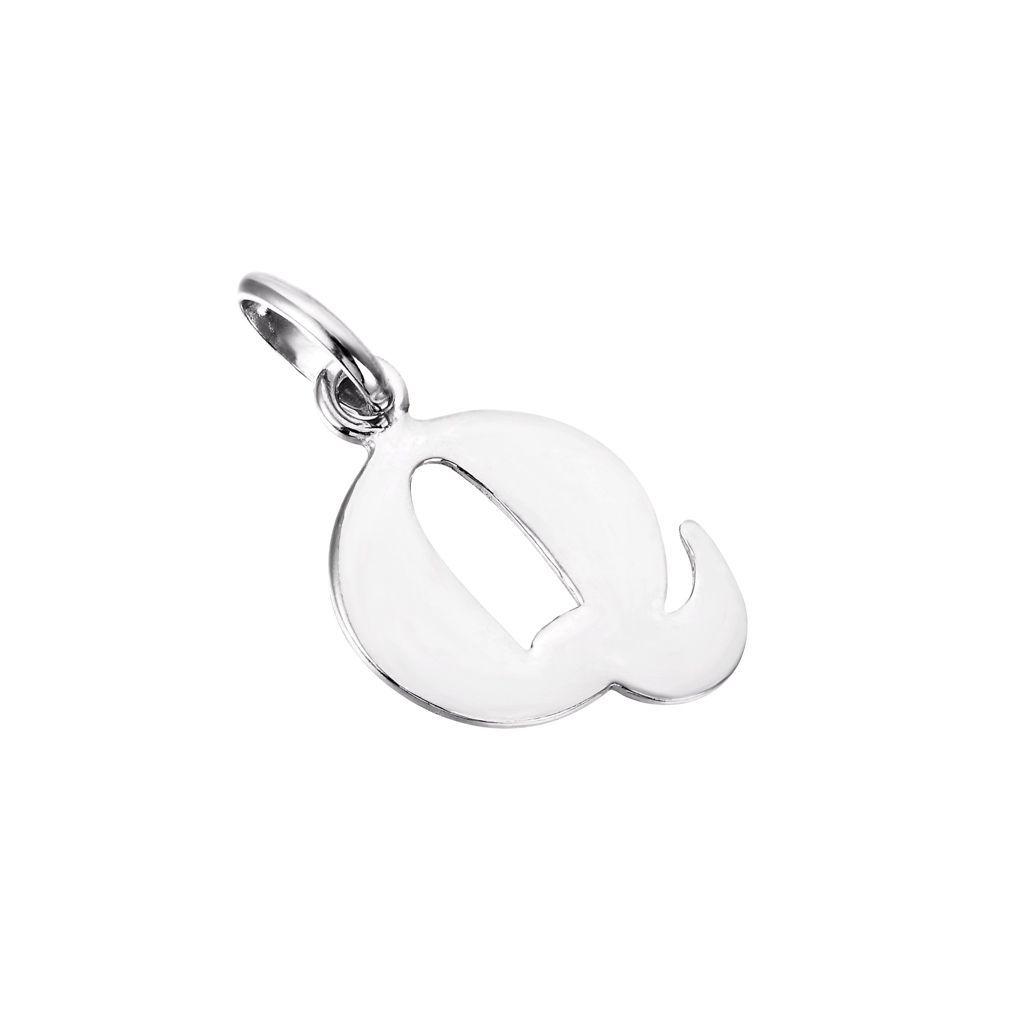 Initial Letter Charm Pendant - seol + gold