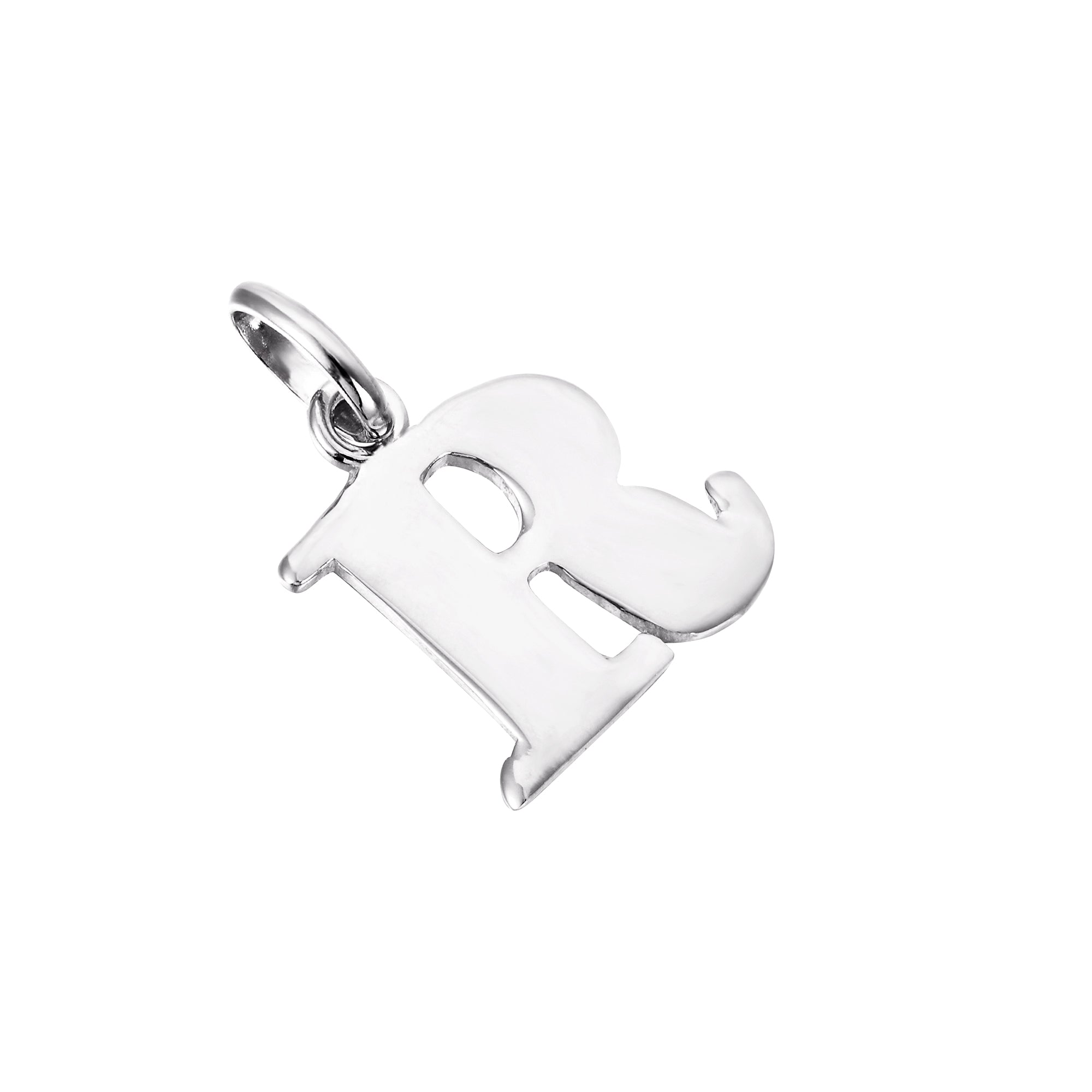 Initial Letter Charm Pendant - seol + gold