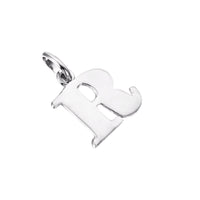 Initial Letter Charm Pendant - seol + gold