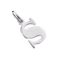 Initial Letter Charm Pendant - seol + gold