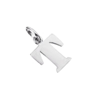 Initial Letter Charm Pendant - seol + gold
