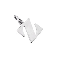 Initial Letter Charm Pendant - seol + gold