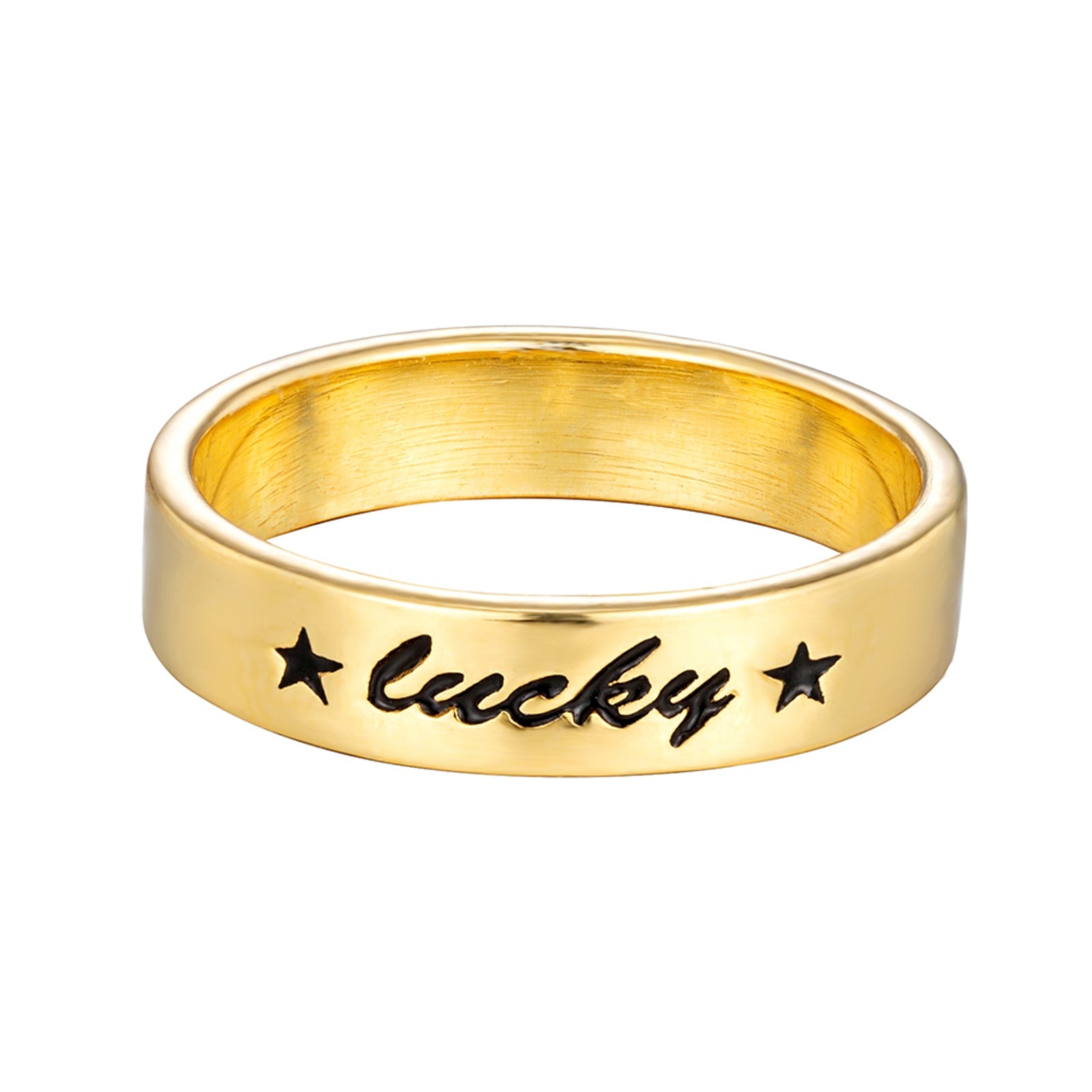 gold lucky ring - seolgold