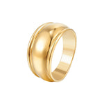 Seol Gold - Double Edge Domed Ring 
