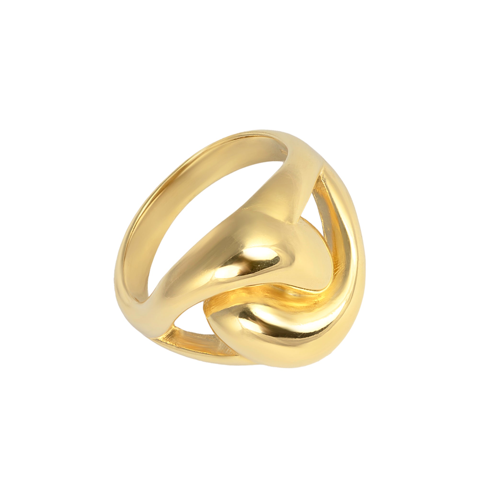 Seol Gold - 18ct Gold Vermeil Chunky Twist Ring