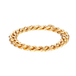18ct Gold Vermeil Loose Chain Ring (Mens)