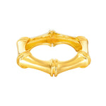 18ct Gold Vermeil Bamboo Ring