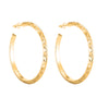 18ct Gold Vermeil Star Half Hoop Studs - Seol Gold