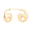 18ct Gold Vermeil Mariner Link Studs - Seol Gold
