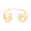 18ct Gold Vermeil Mariner Link Studs - Seol Gold