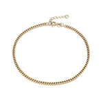 Curb Chain Ankle chain - seol-gold