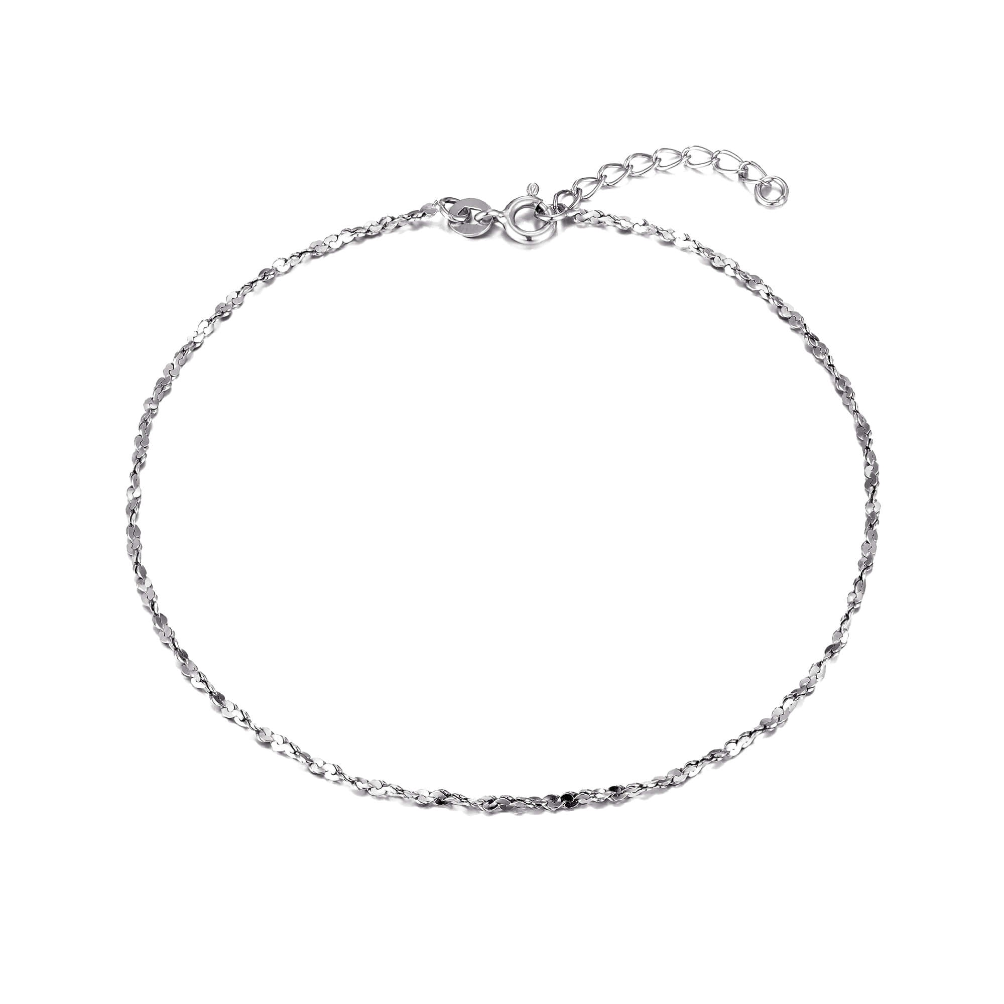 Silver Chain Anklet - seol-gold