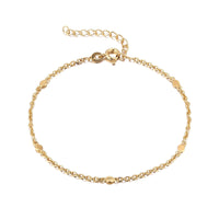 Gold Disc Anklet - seol-gold