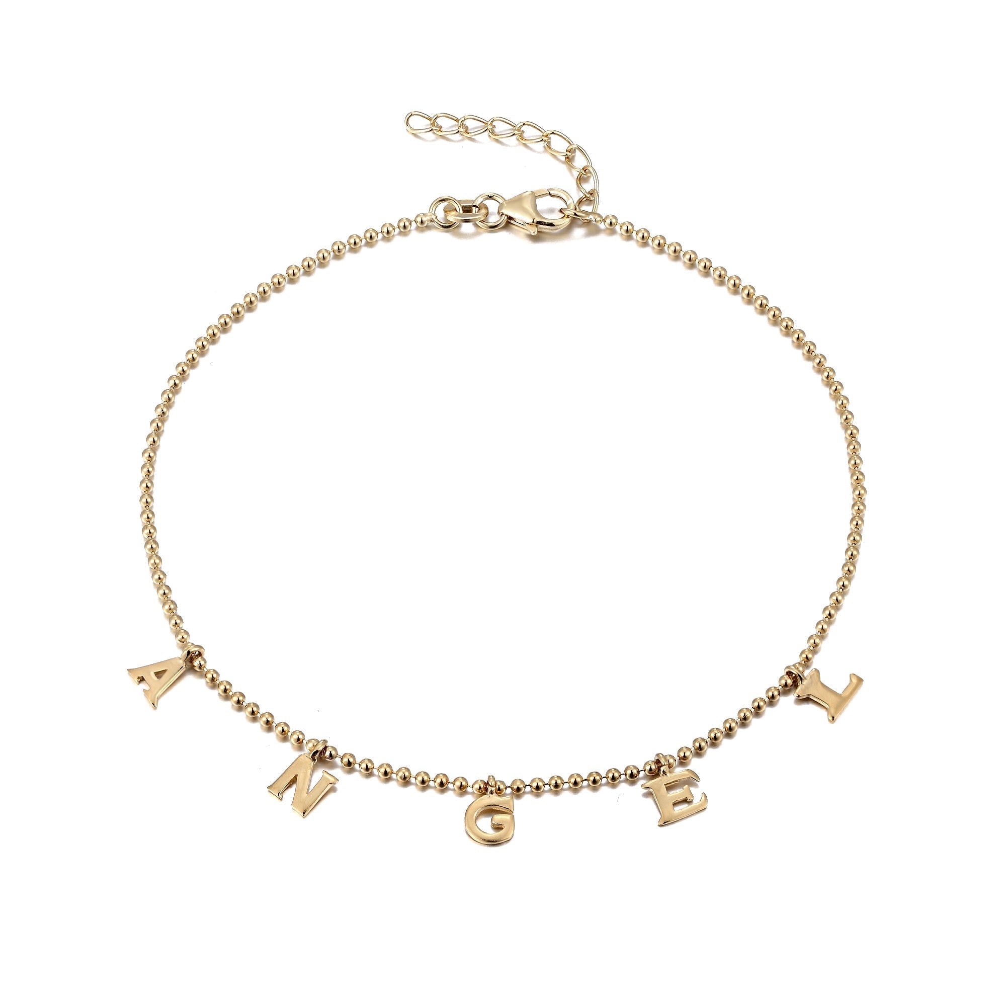Angel Charm Anklet - seol-gold