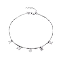 Silver Chain Anklet - seol-gold