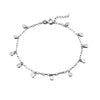 Silver chain anklet -seol gold 