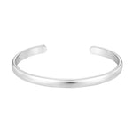 Sterling Silver Solid Open Cuff Bangle