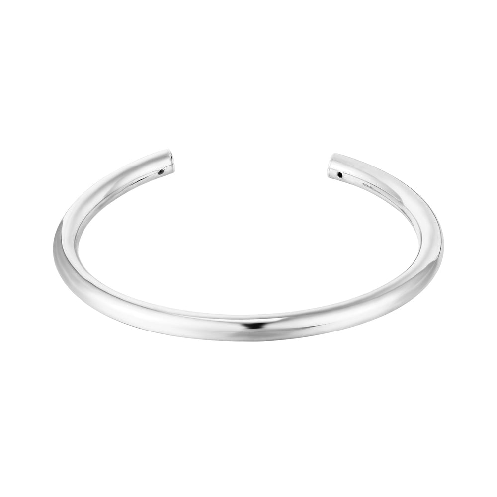 Sterling Silver Chunky Open Bangle