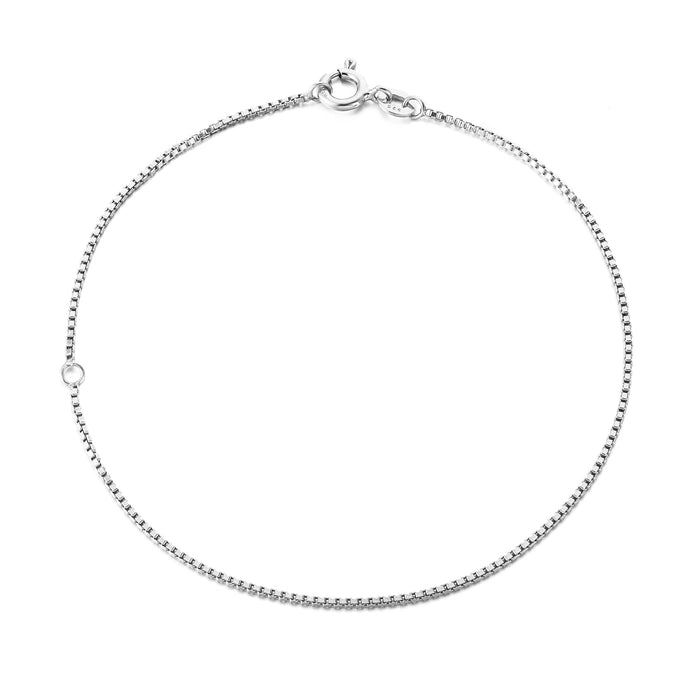 silver chain bracelet - seolgold