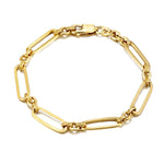 18ct Gold Vermeil Chunky Link Chain Bracelet
