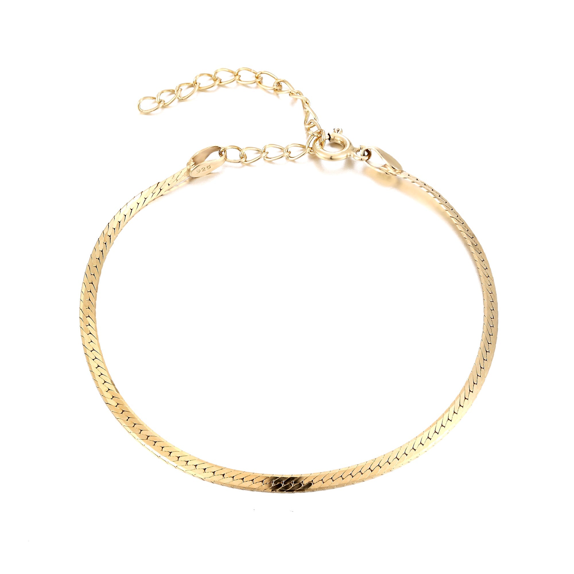 herringbone necklace - seol gold